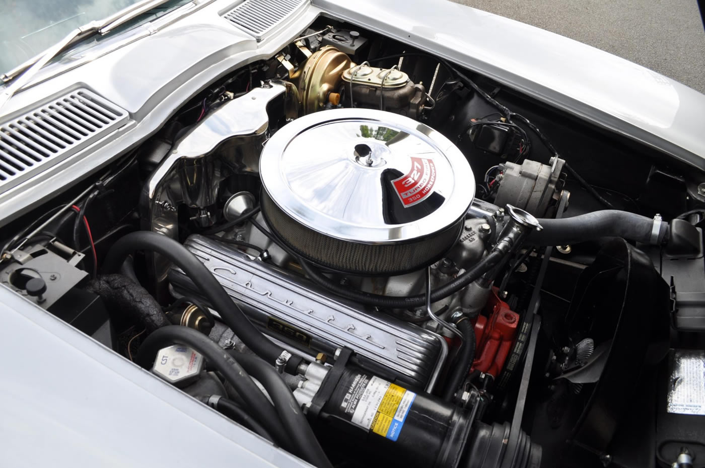 1966 Corvette Coupe in Silver Pearl