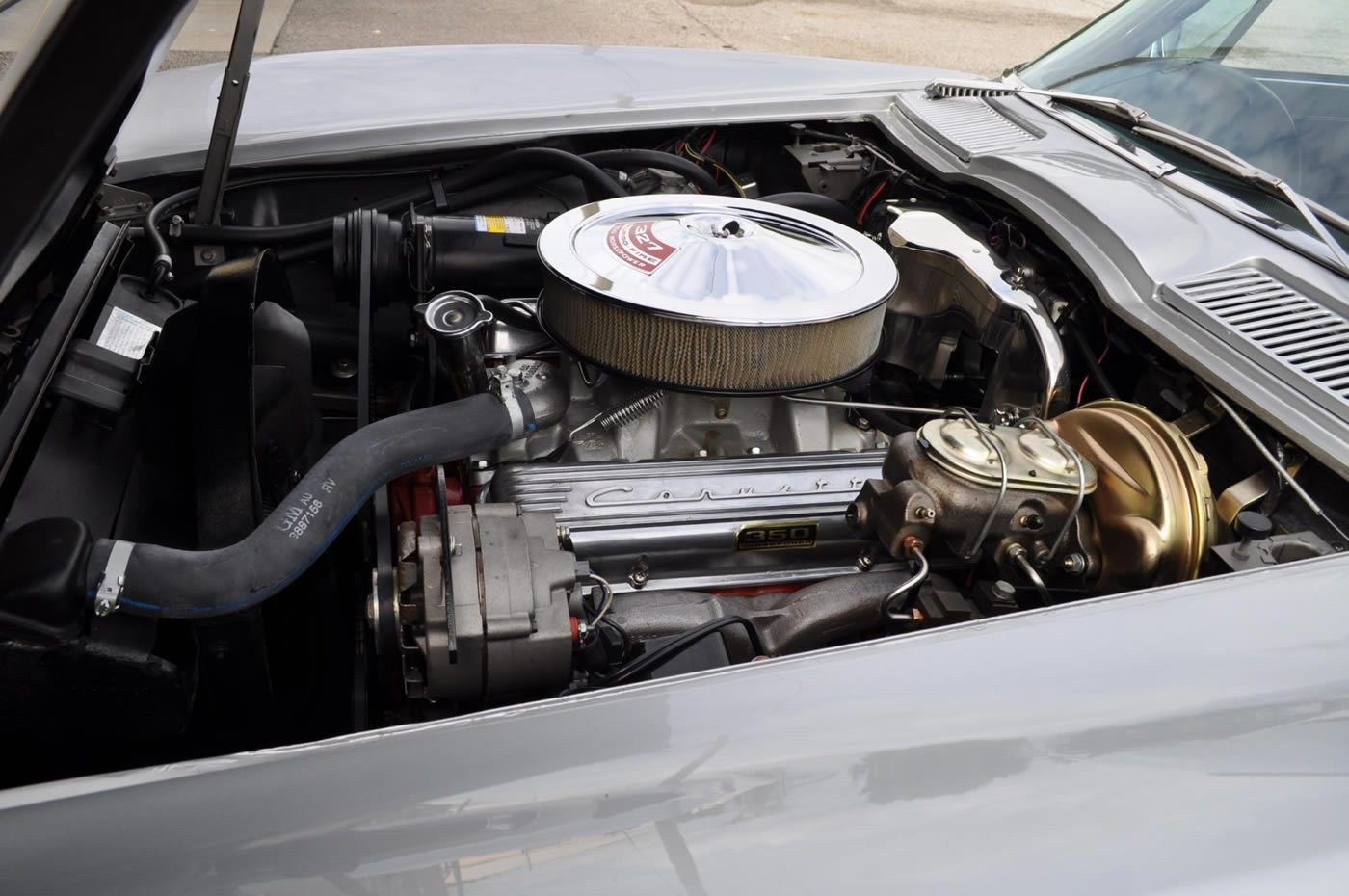 1966 Corvette Coupe in Silver Pearl