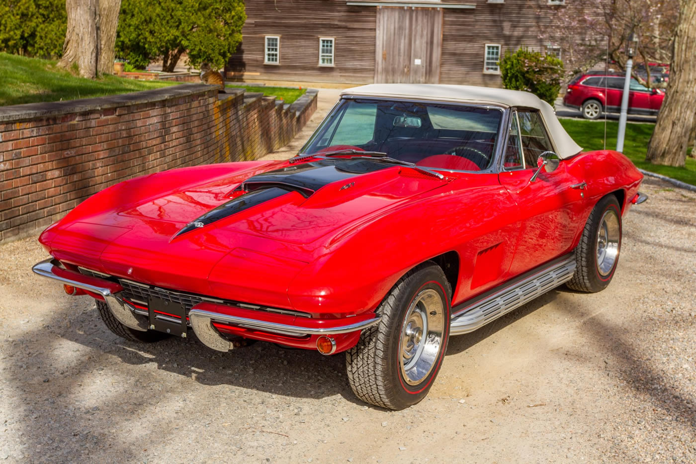 1967 Corvette Convertible 427/390 4-Speed in Rally Red