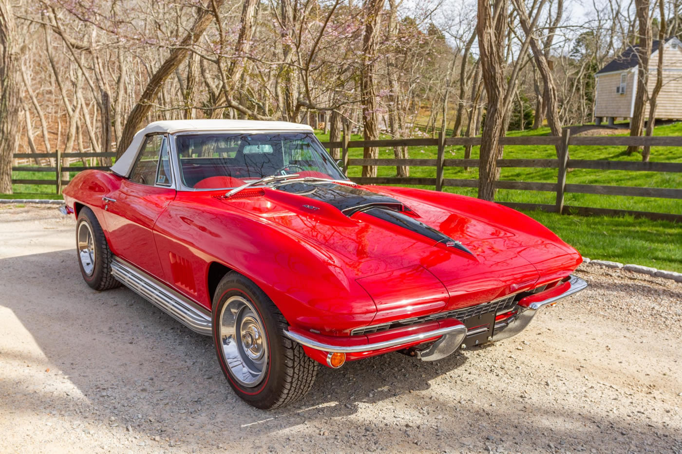 1967 Corvette Convertible 427/390 4-Speed in Rally Red