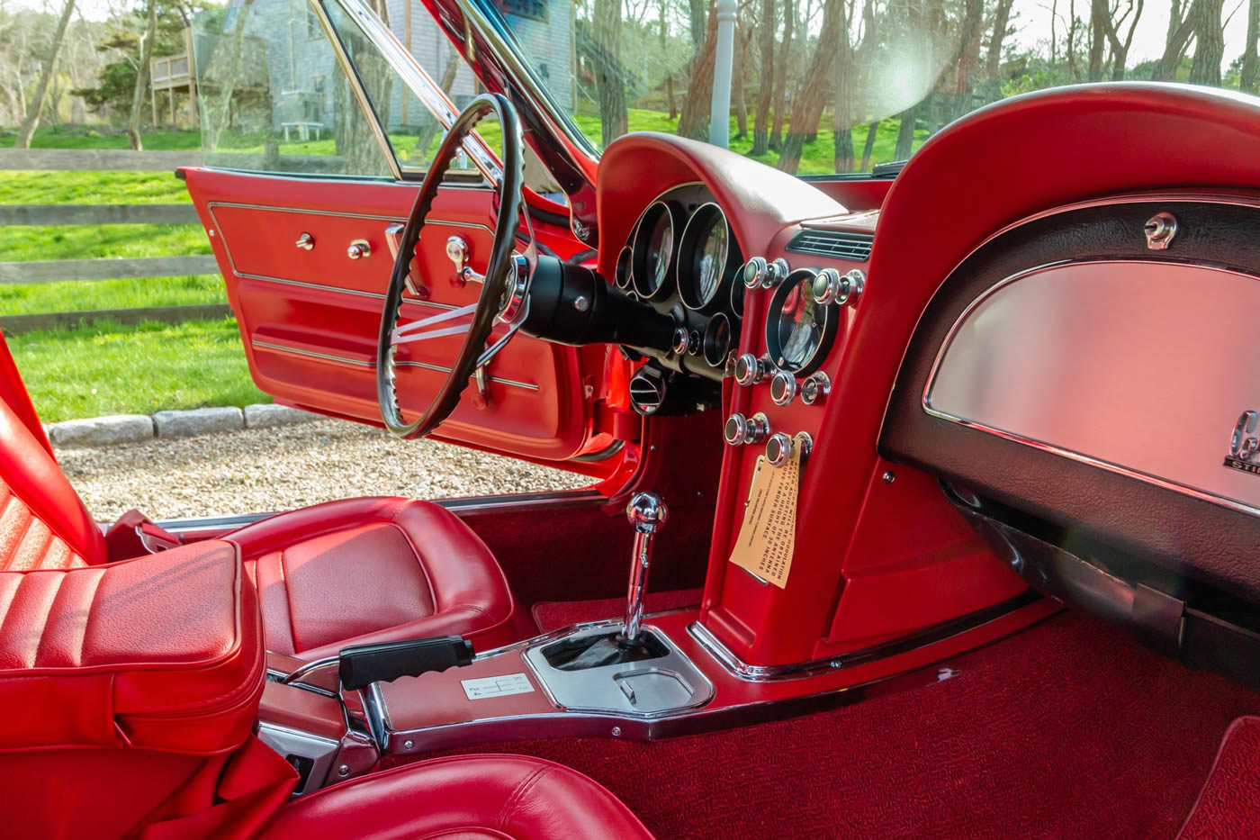 1967 Corvette Convertible 427/390 4-Speed in Rally Red