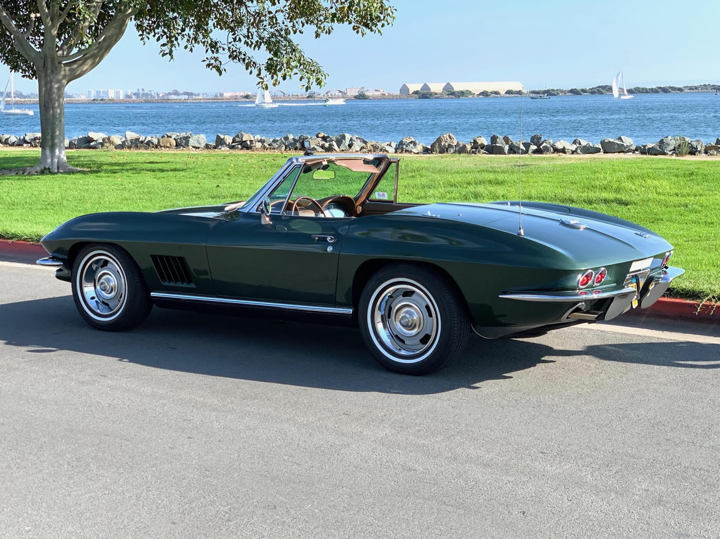 1967 Corvette Convertible in Goodwood Green