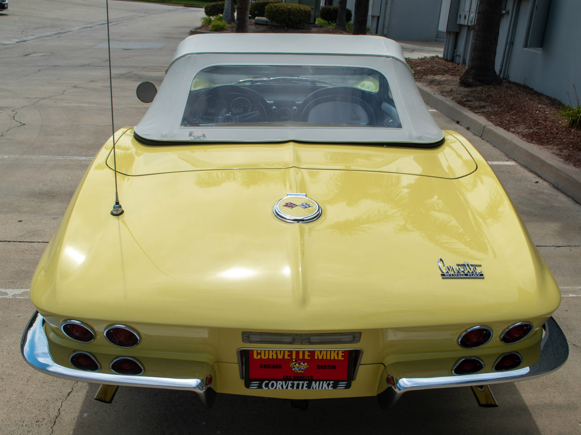 1967 Corvette Convertible L68 427/400 4-Speed in Sunfire Yellow