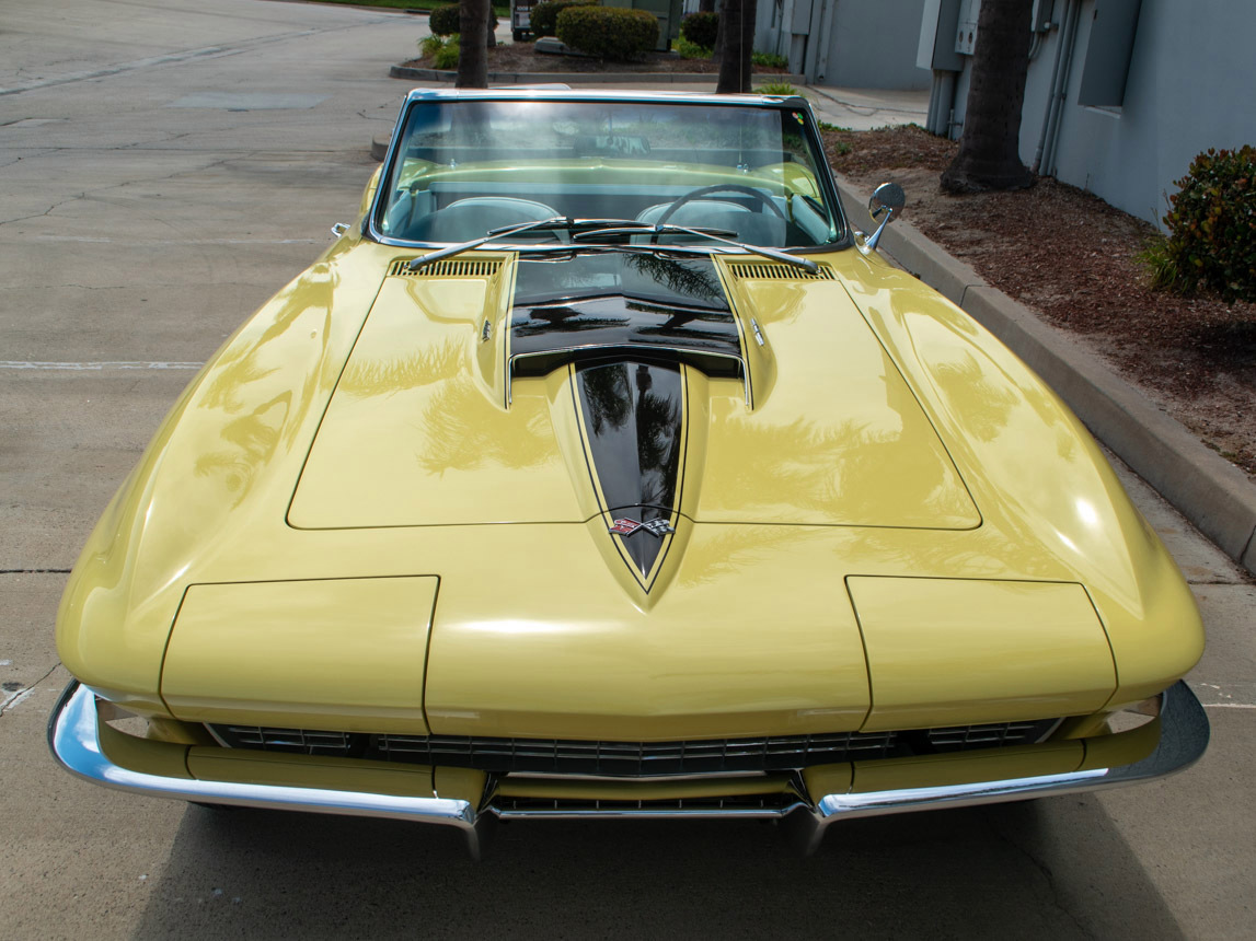 1967 Corvette Convertible L68 427/400 4-Speed in Sunfire Yellow