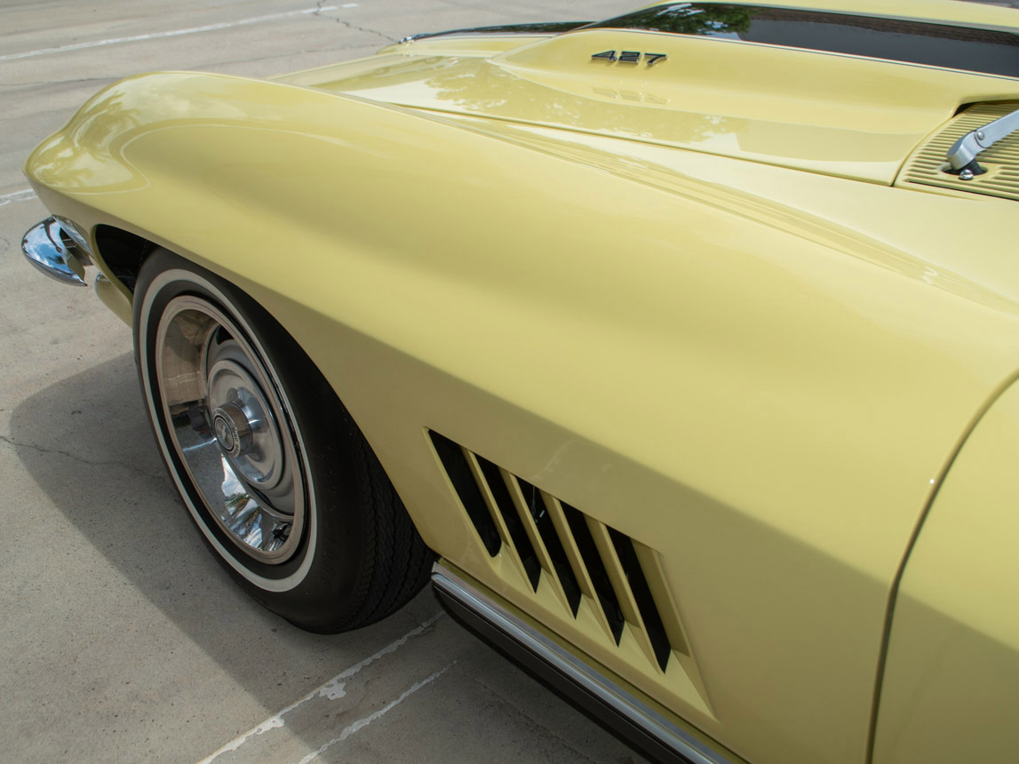 1967 Corvette Convertible L68 427/400 4-Speed in Sunfire Yellow