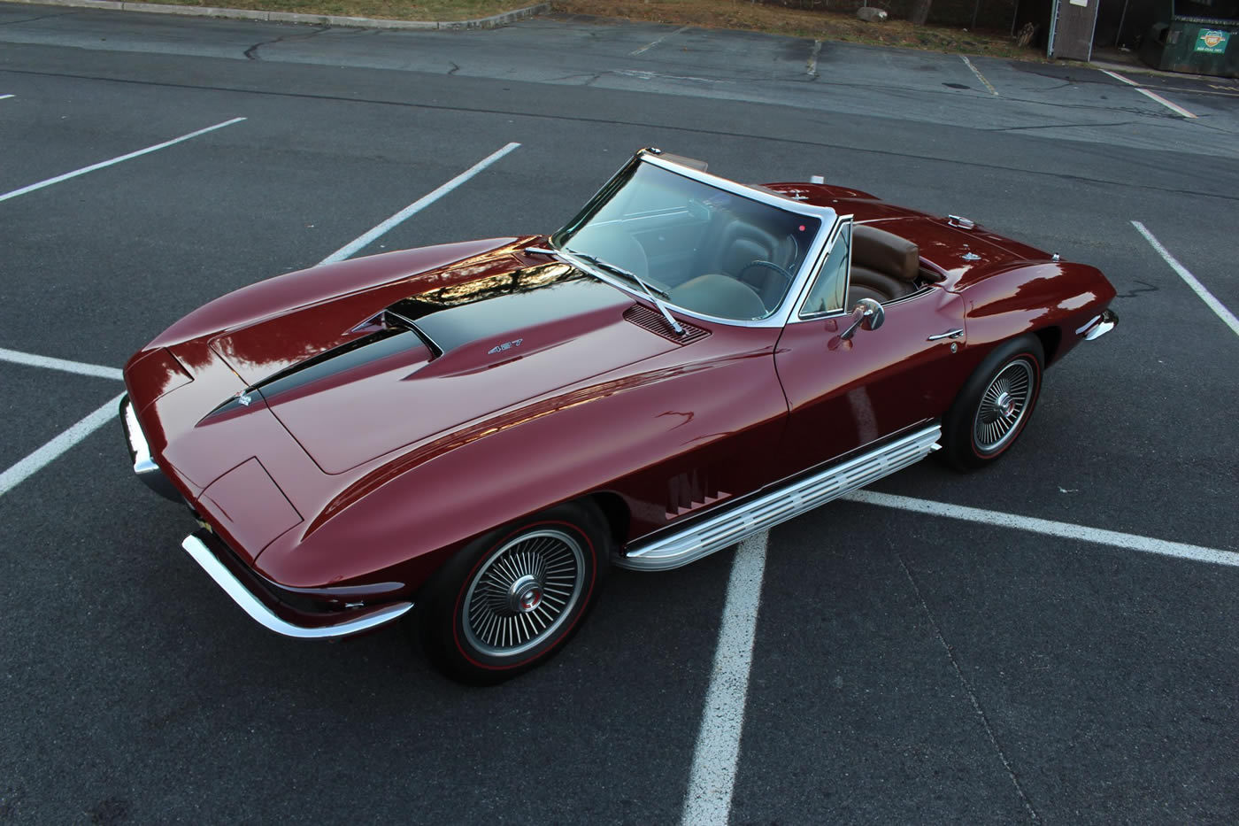 1967 Corvette Convertible L71 427/435 4-Speed in Marlboro Maroon