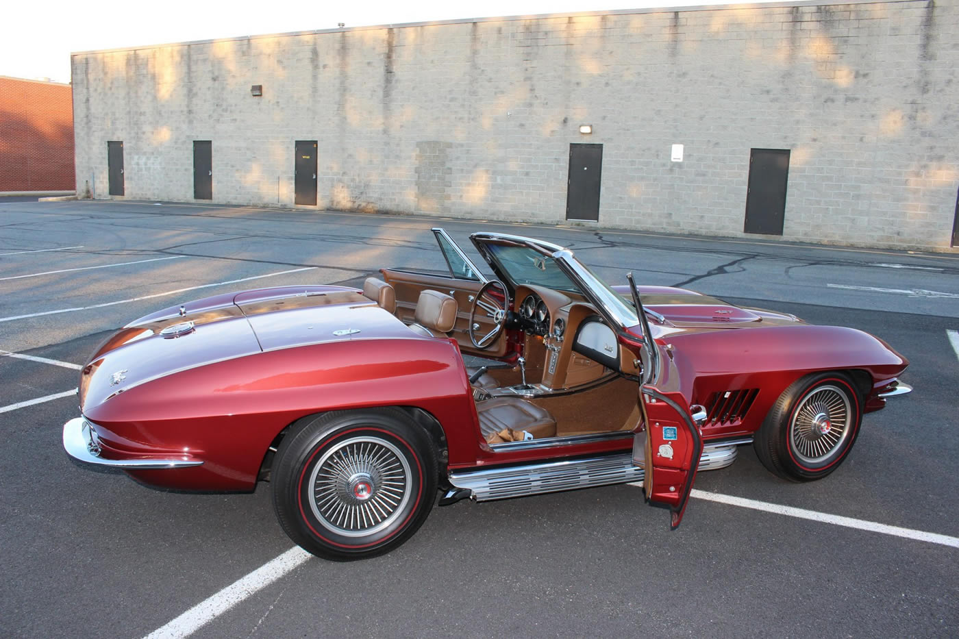 1967 Corvette Convertible L71 427/435 4-Speed in Marlboro Maroon