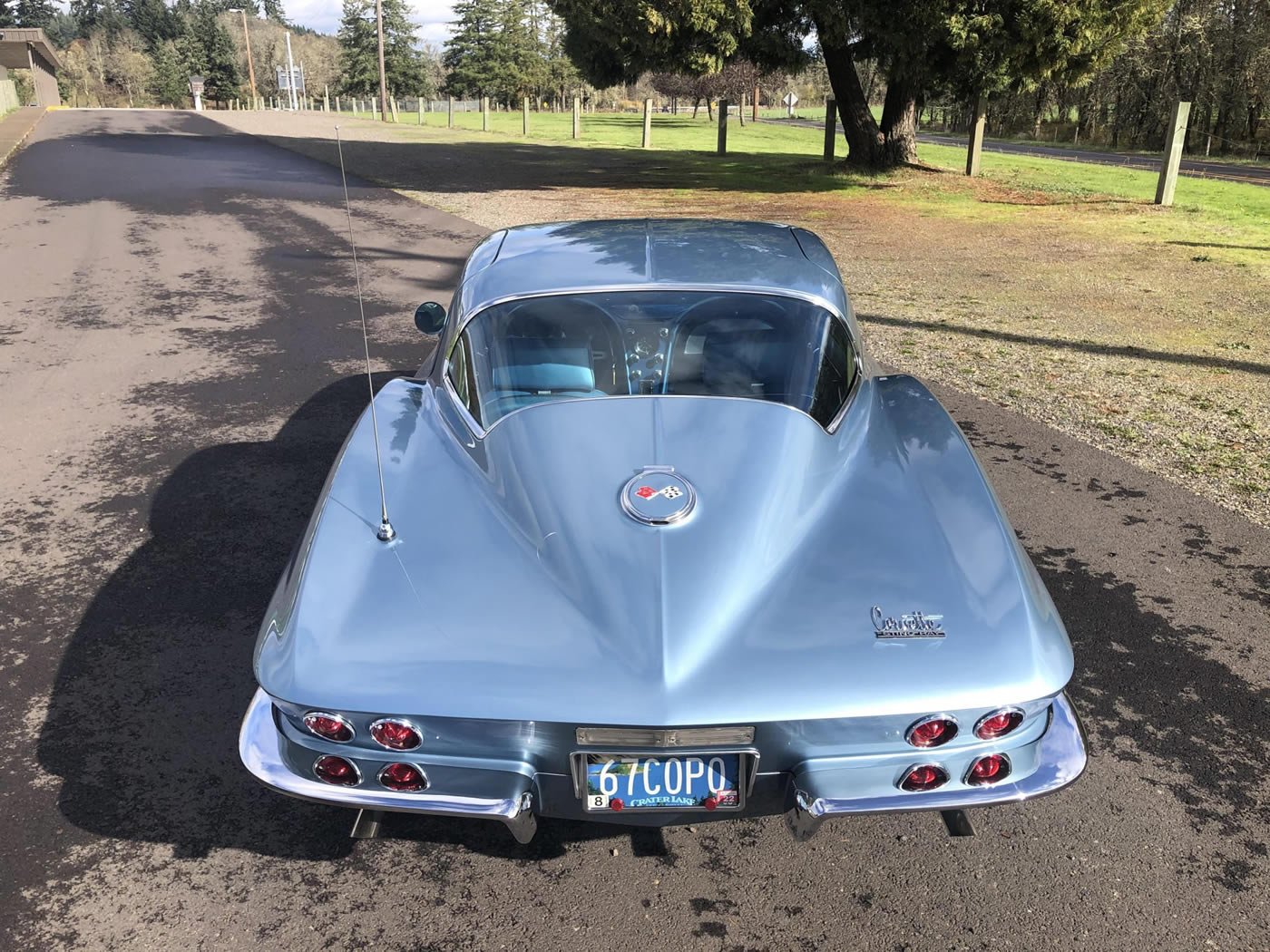 1967 Corvette Coupe 327/300 in Elkhart Blue