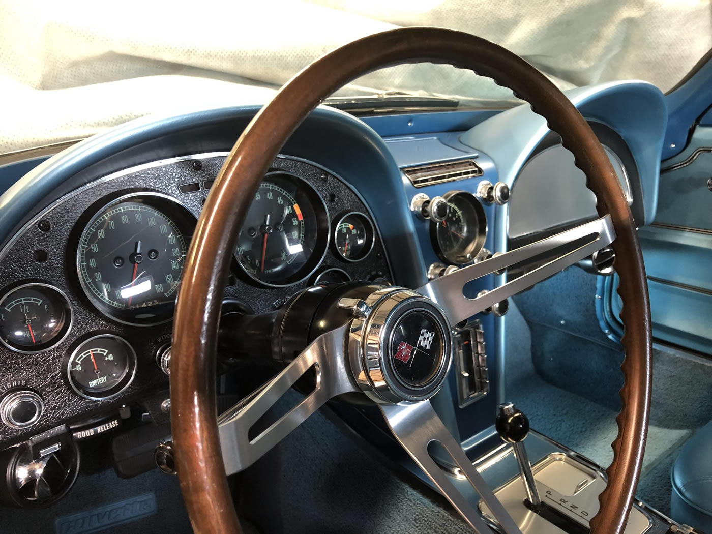 1967 Corvette Coupe 327/300 in Elkhart Blue