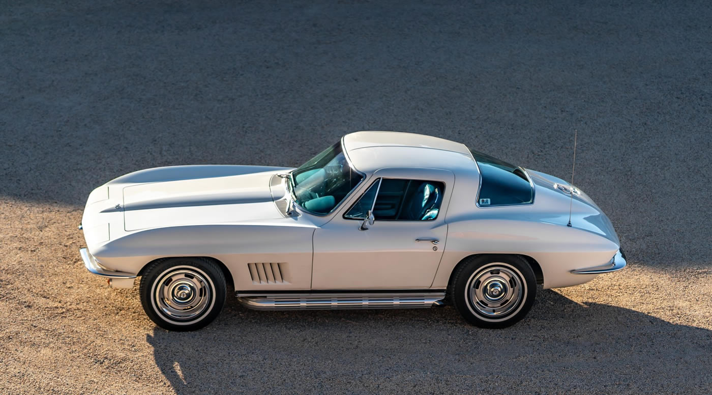 1967 Corvette in Ermine White