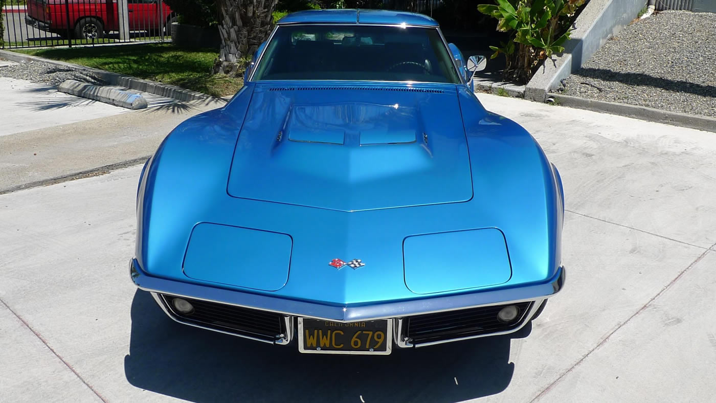 1968 Corvette in Le Mans Blue Metallic