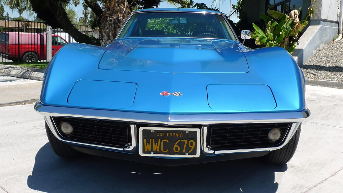 1968 Corvette in Le Mans Blue Metallic