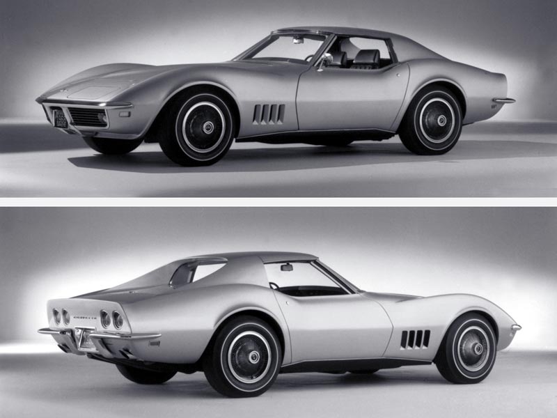 1968 Corvette Side Views