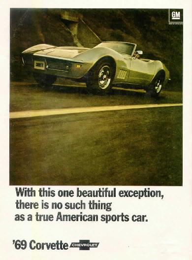 1969 Corvette Advertisement