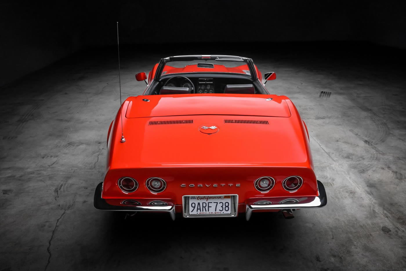 1969 Corvette Convertible 427/400 4-Speed in Monza Red