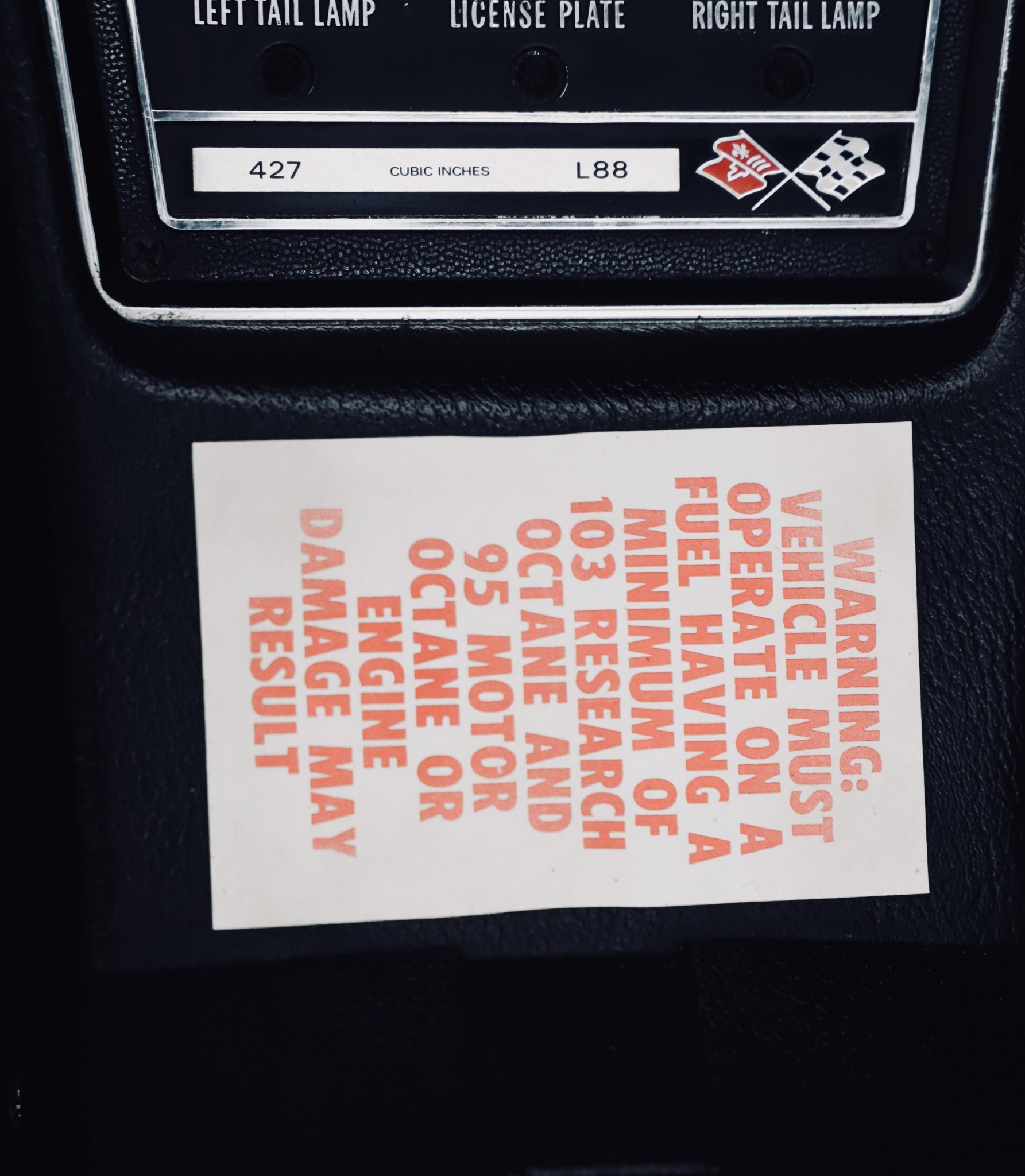 1969 L88 Corvette - Chassis No. 194379S722199