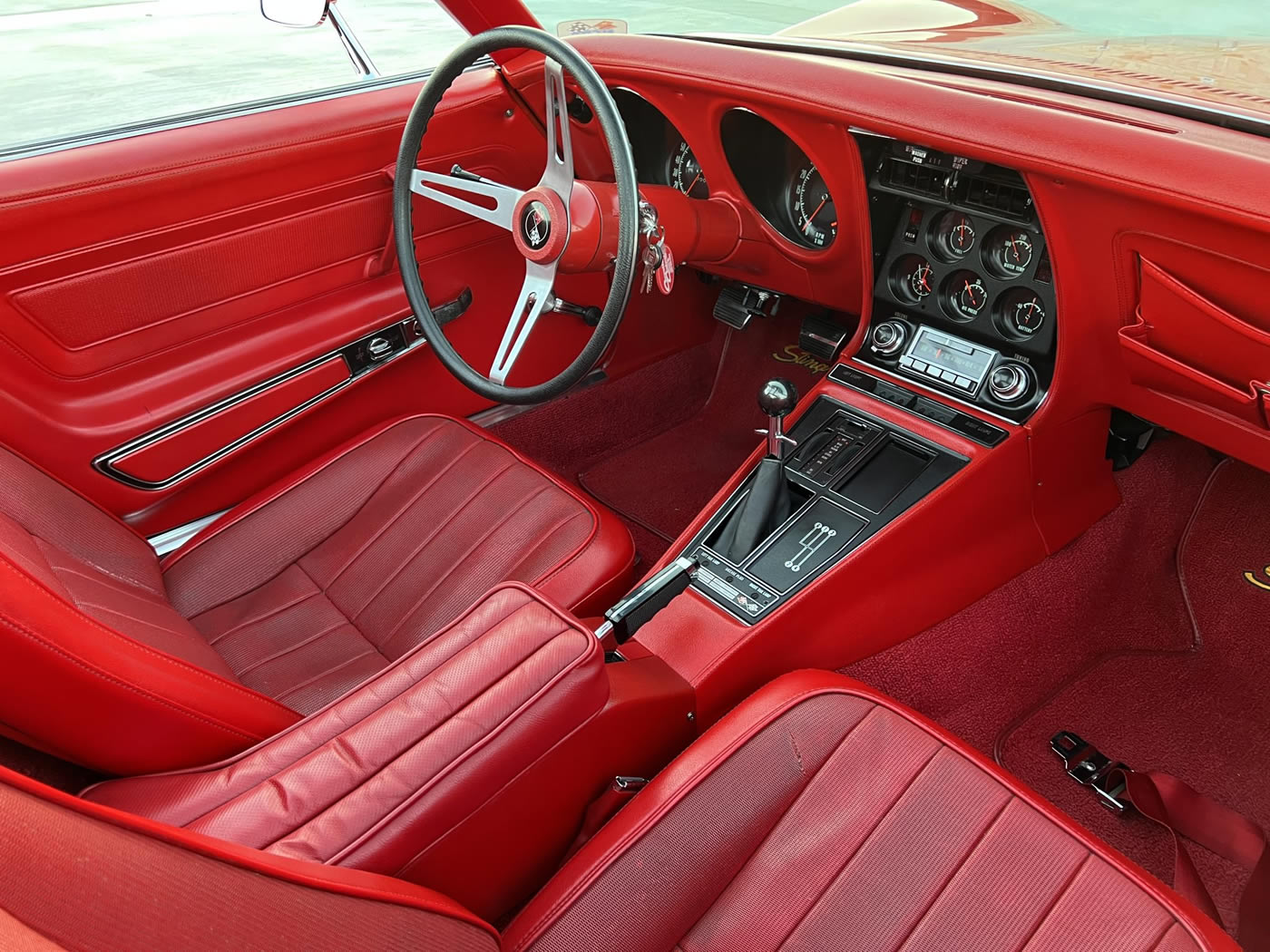 1970 Corvette Coupe L46 350/350 4-Speed in Monza Red