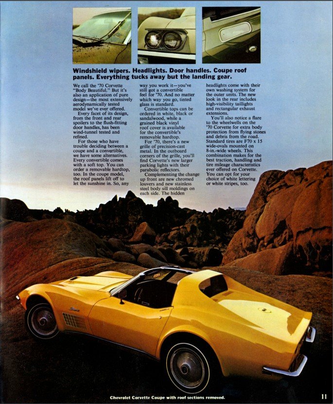 1970 Corvette Sales Brochure - Page 11