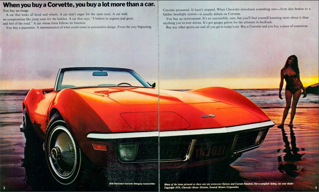1970 Corvette Sales Brochure - Page 2 - 3