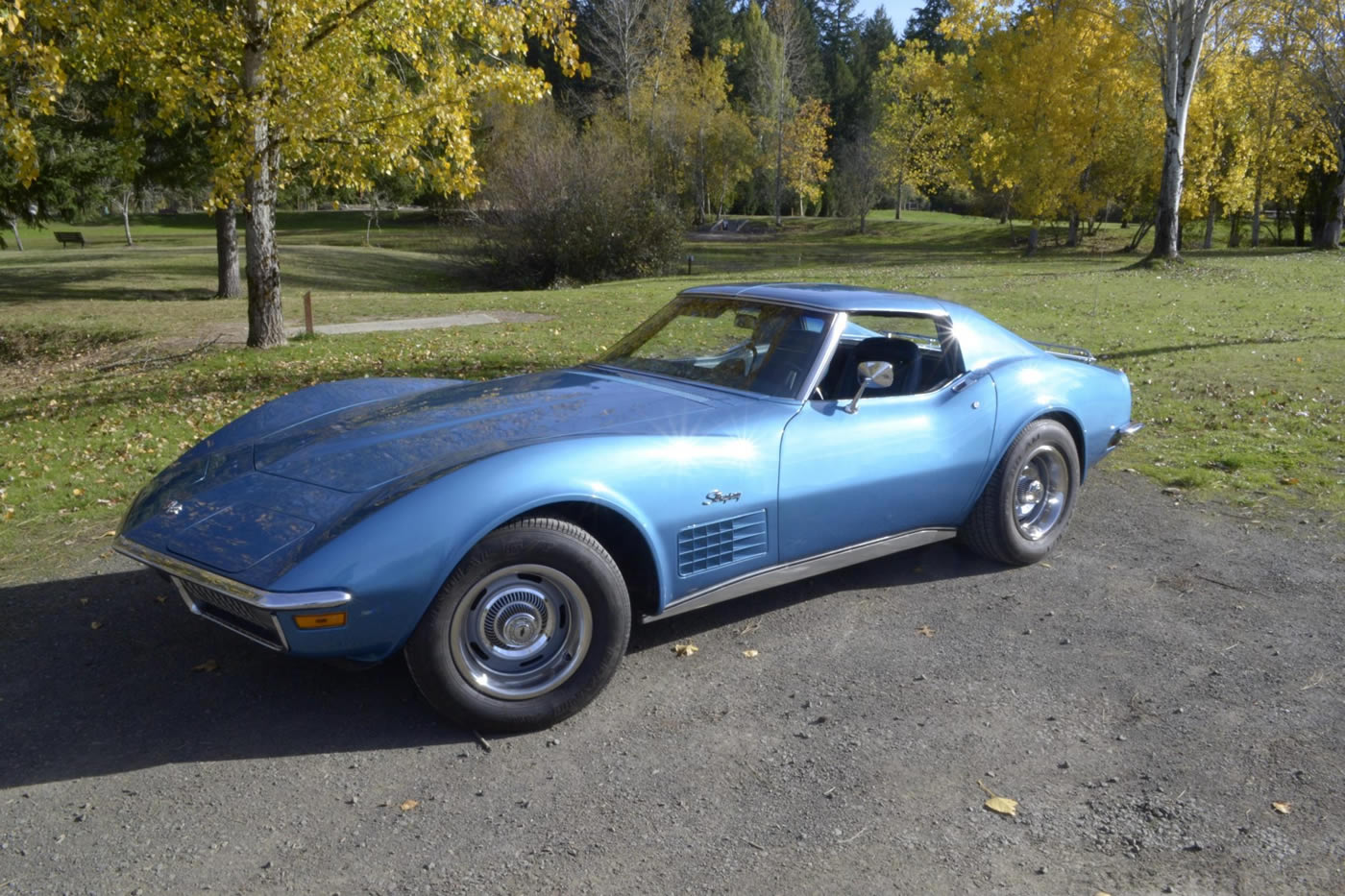 1971 Corvette Coupe in Mulsanne Blue