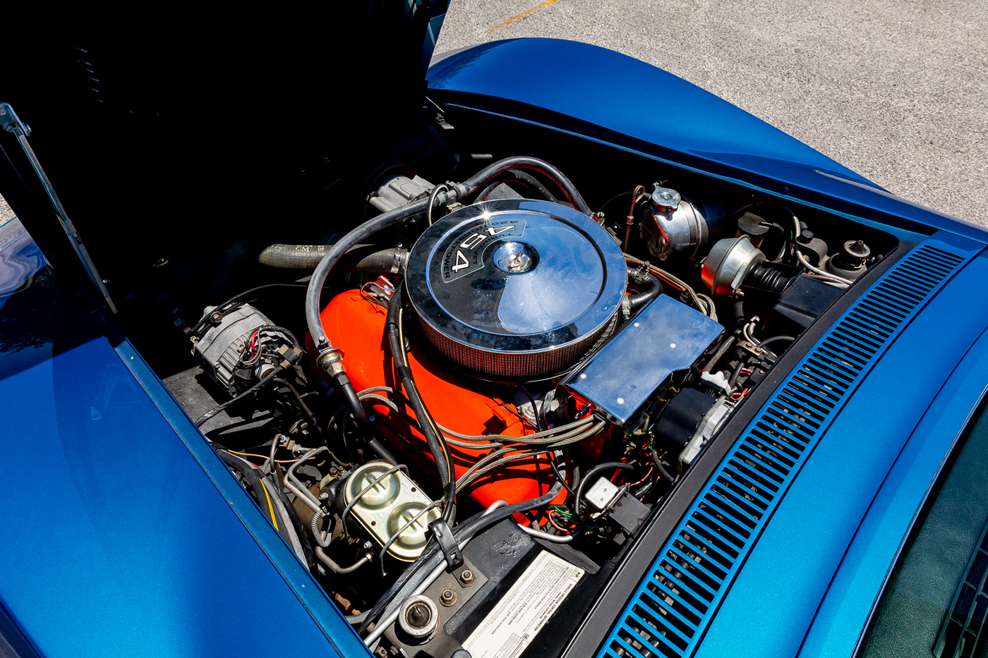 1971 Corvette Coupe LS6 in Bridgehampton Blue