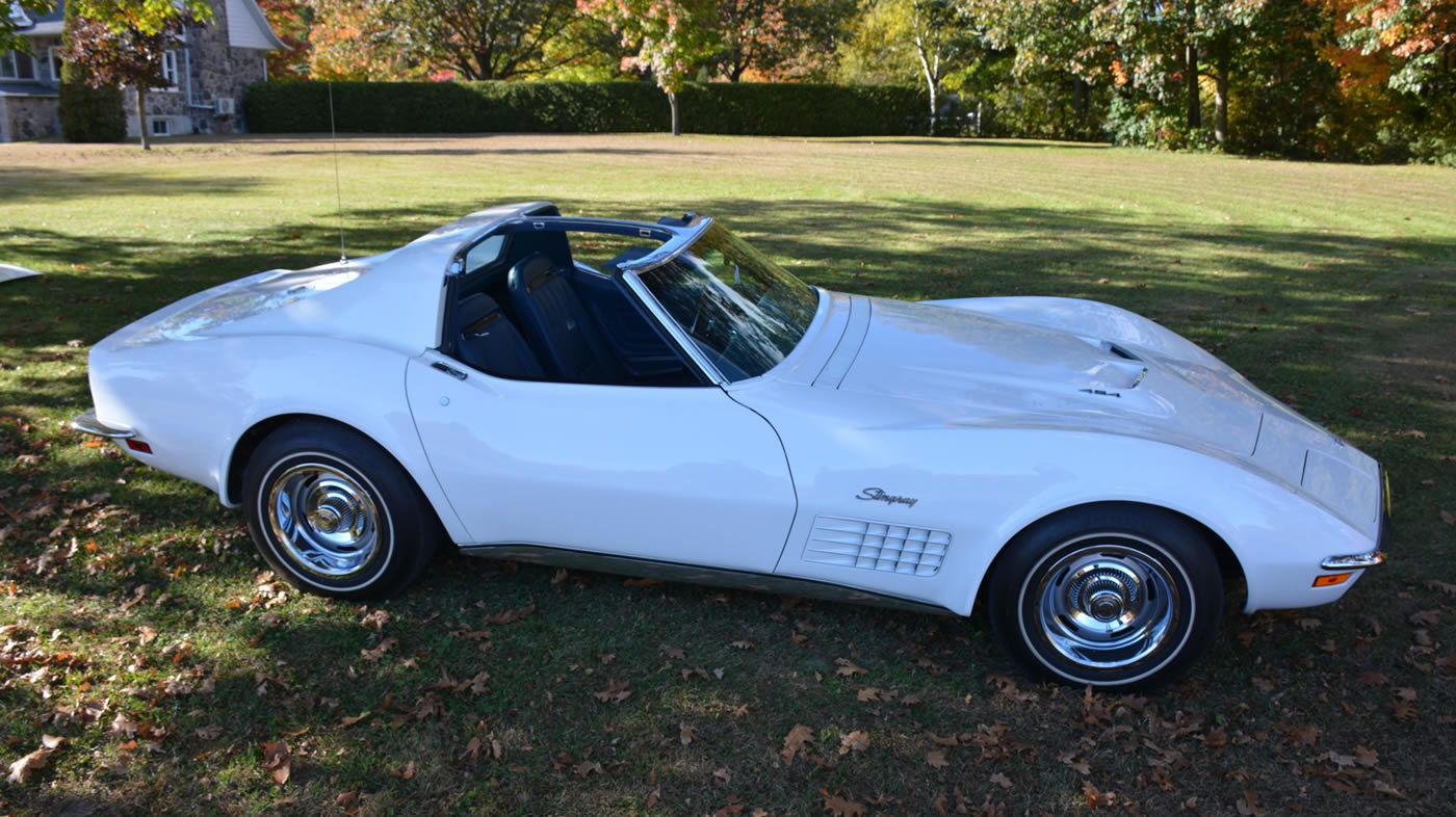 1971 Corvette LS6 Coupe in Classic White