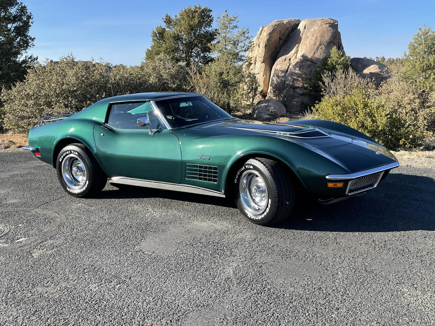 1971 Corvette LT-1 in Brands Hatch Green