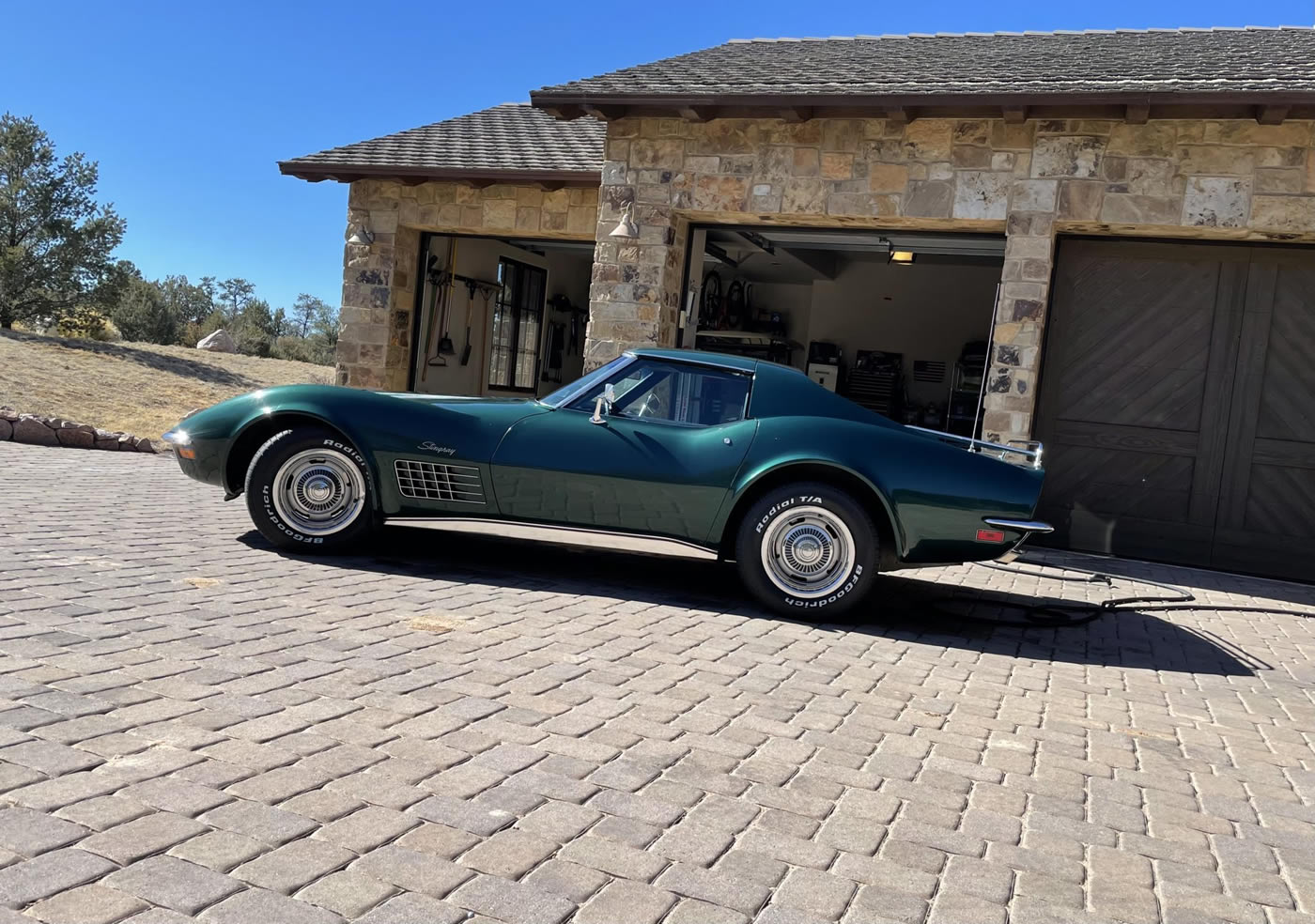1971 Corvette LT-1 in Brands Hatch Green