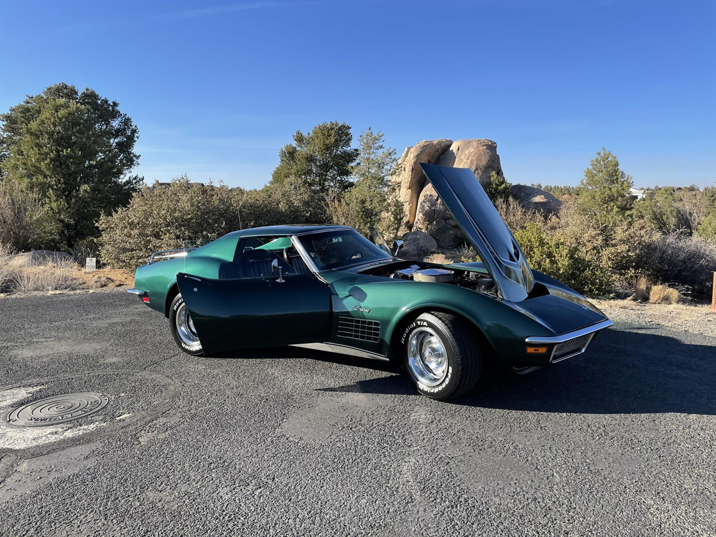 1971 Corvette LT-1 in Brands Hatch Green