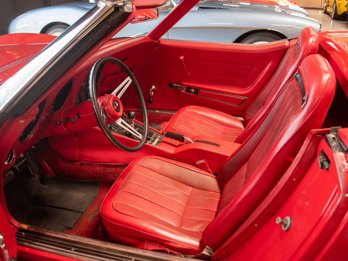 1971 Corvette LT1 Convertible Mille Miglia Red