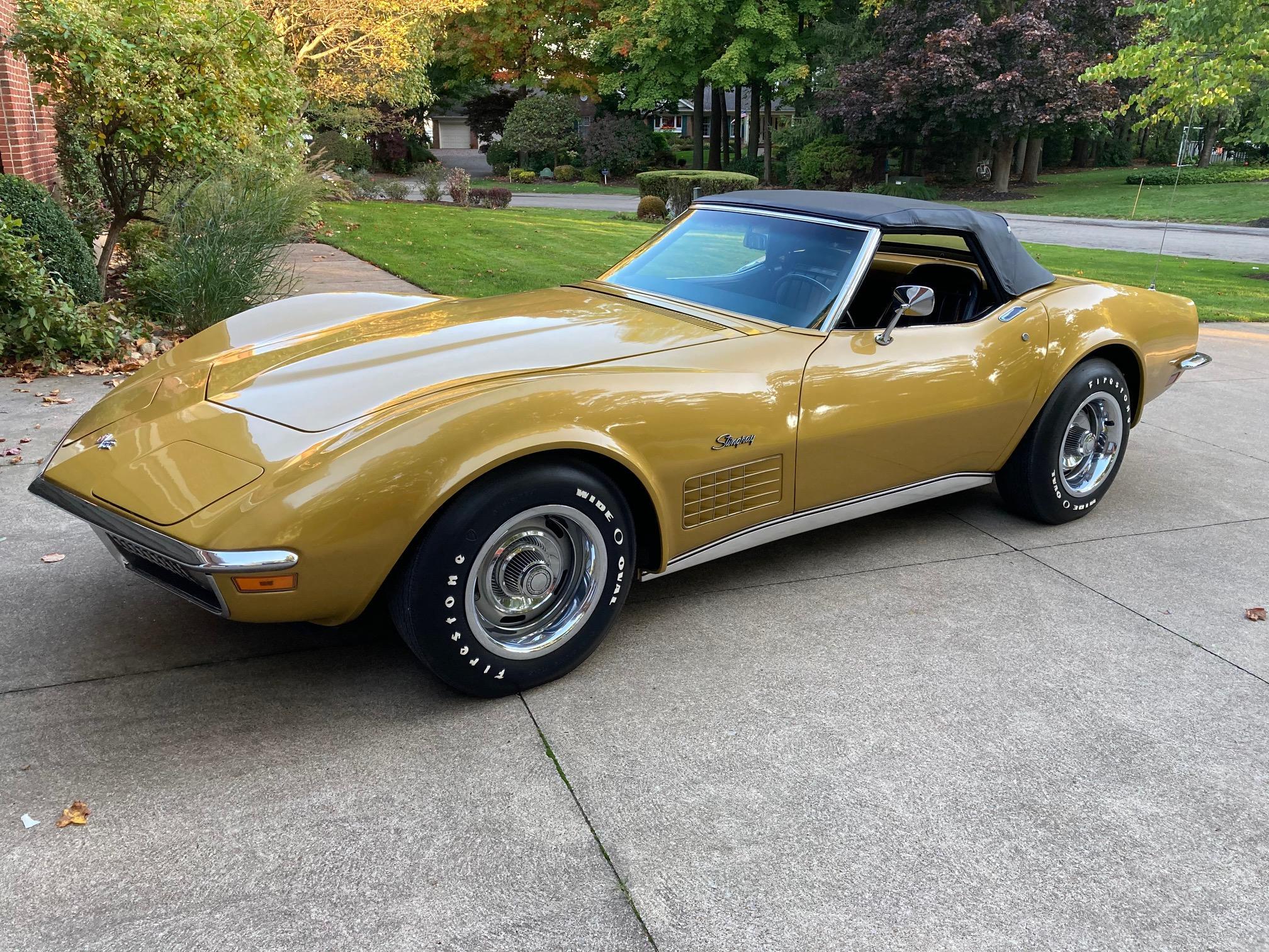 1971 Corvette - War Bonnet Yellow