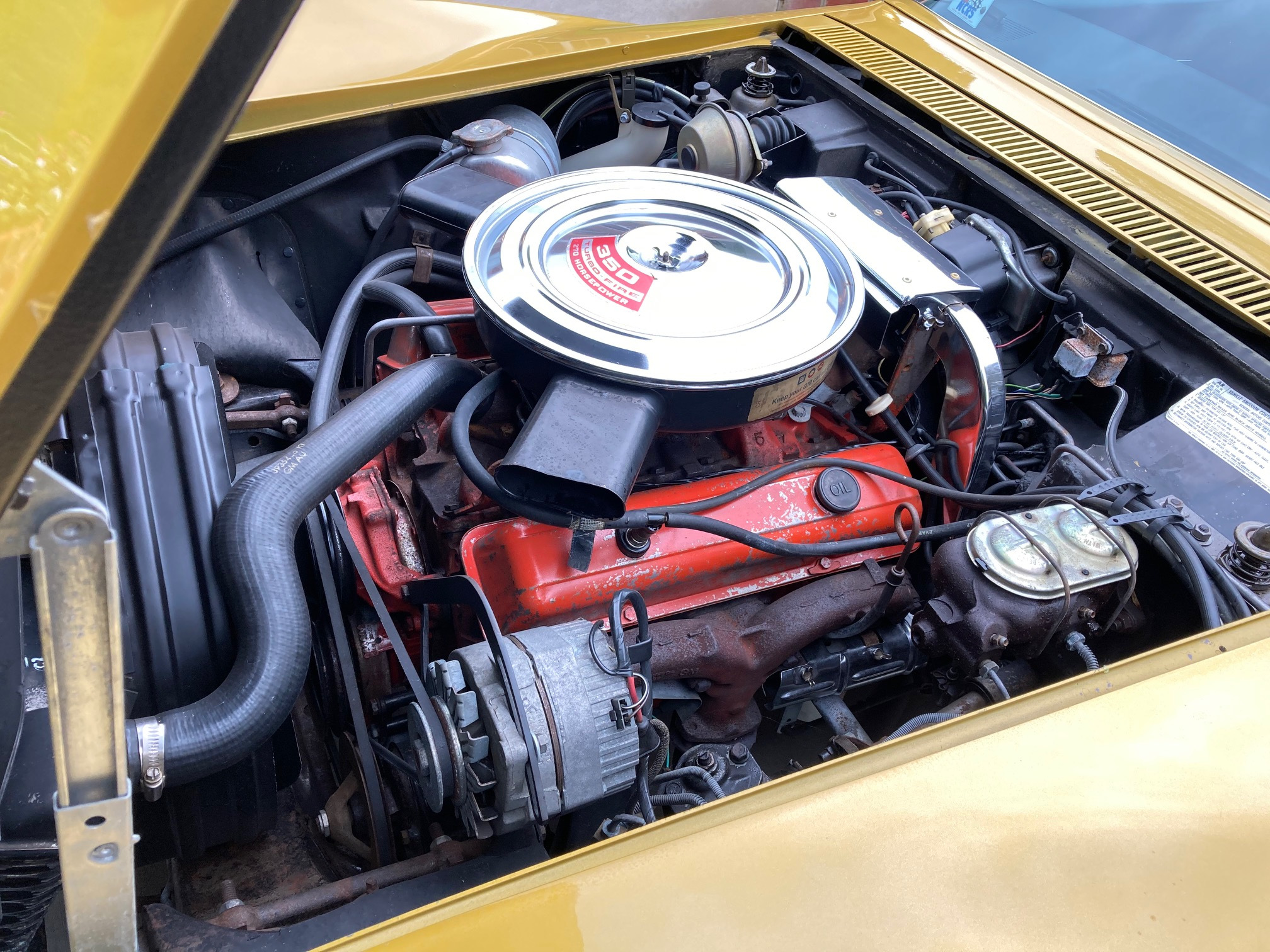 1971 Corvette - War Bonnet Yellow