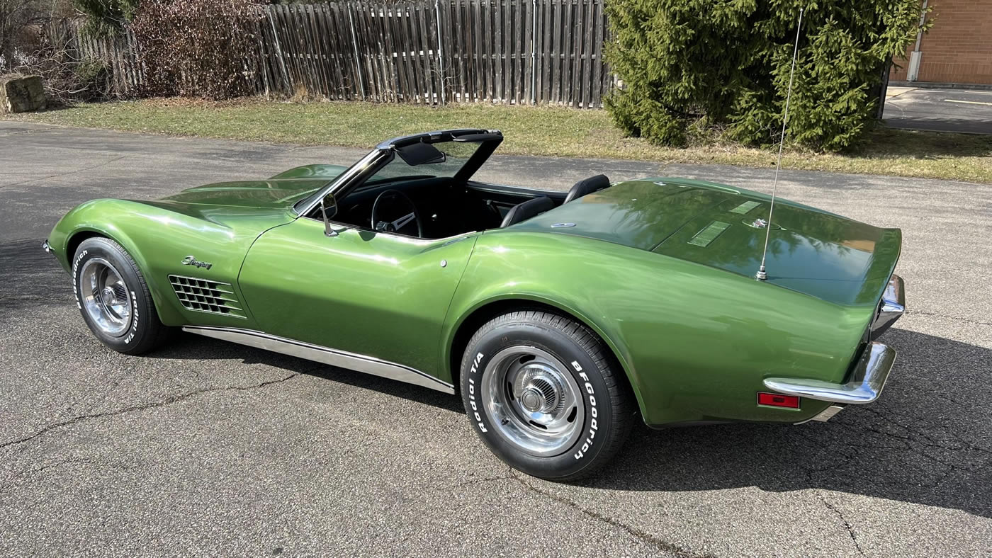 1972 Corvette Convertible - Elkhart Green