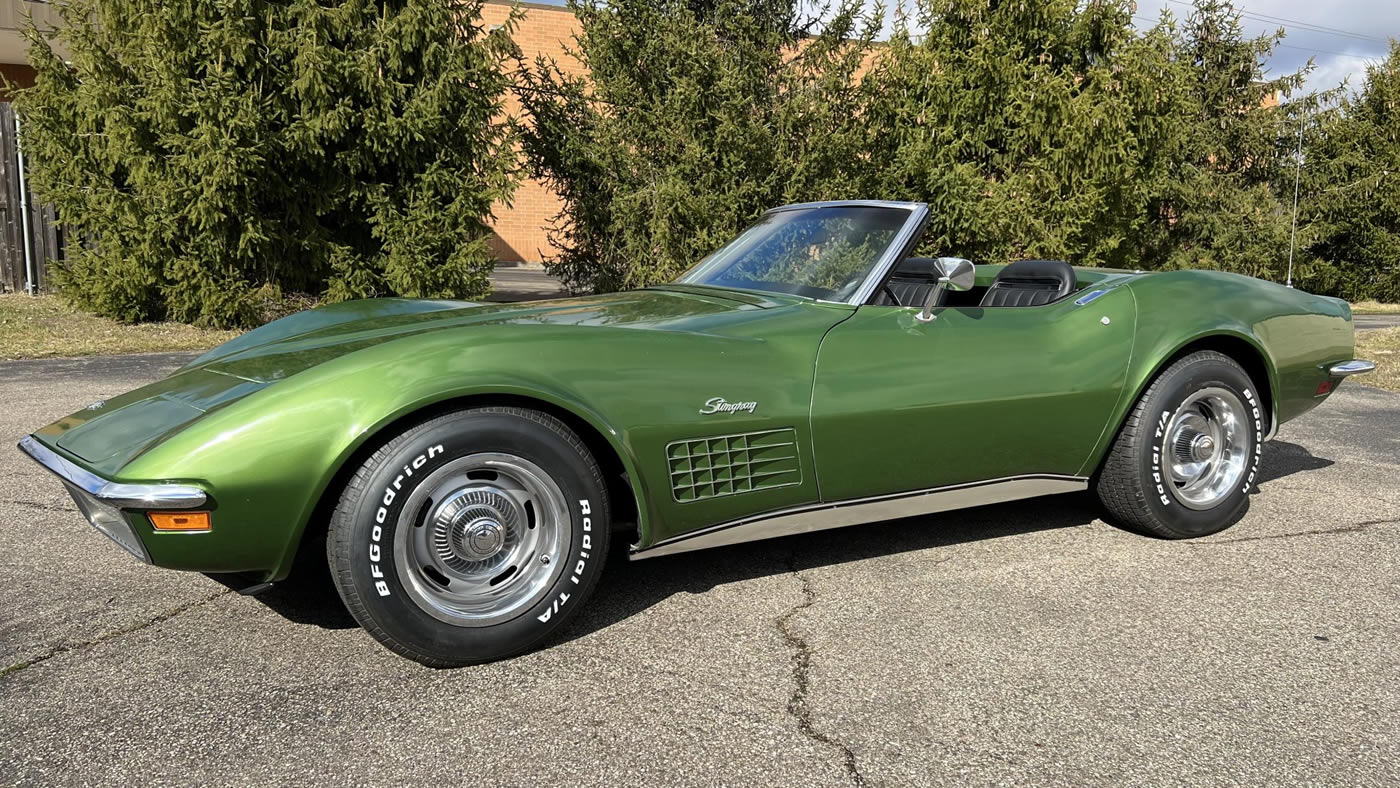 1972 Corvette Convertible - Elkhart Green