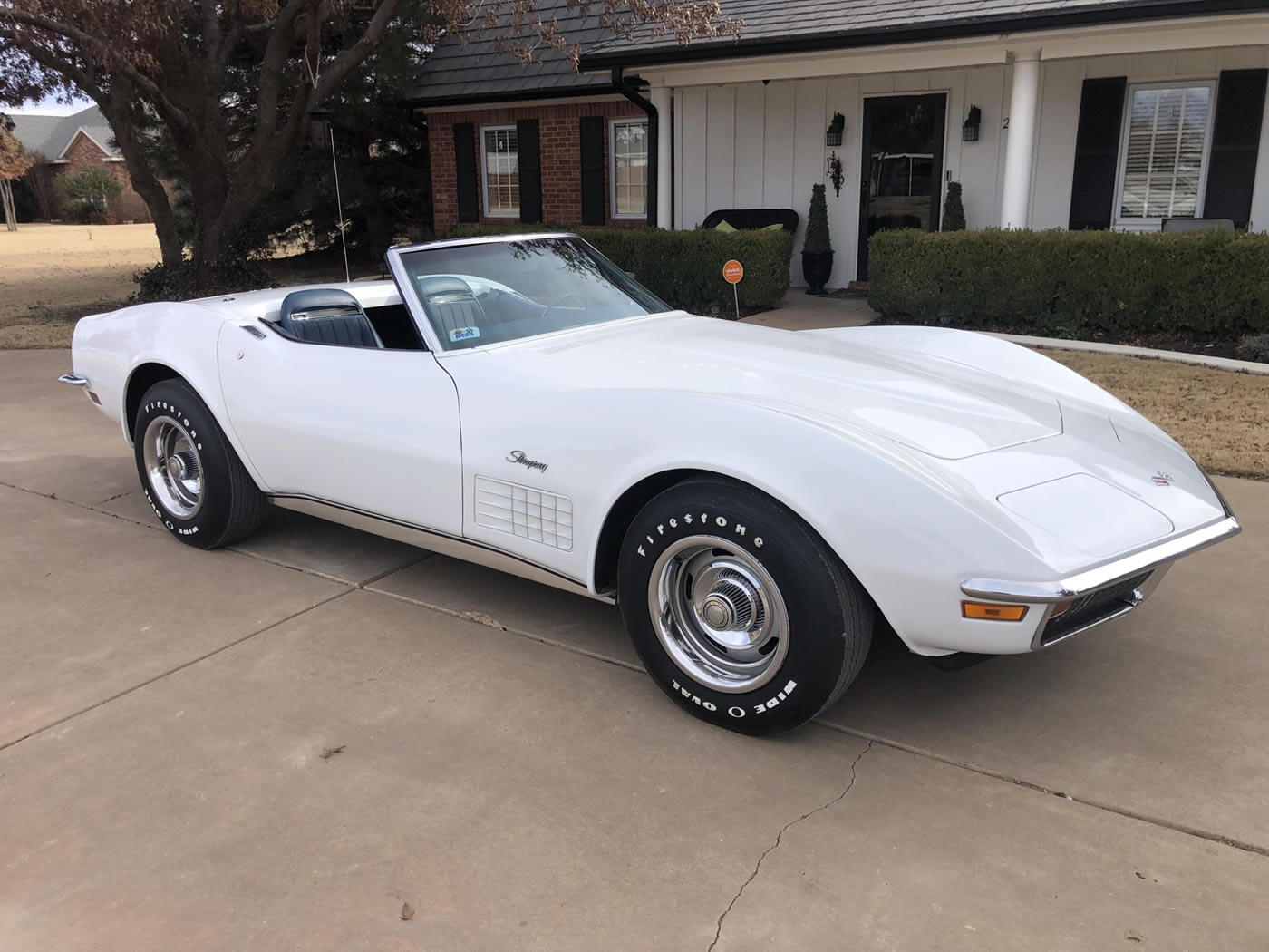 1972 Corvette Convertible in Classic White