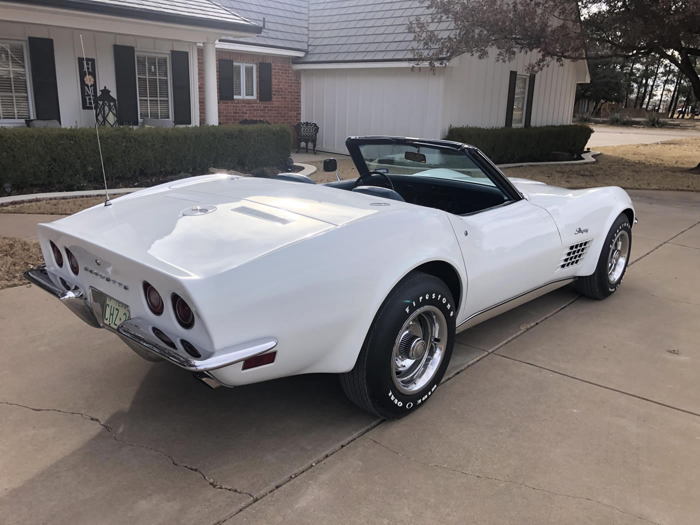 1972 Corvette Convertible in Classic White