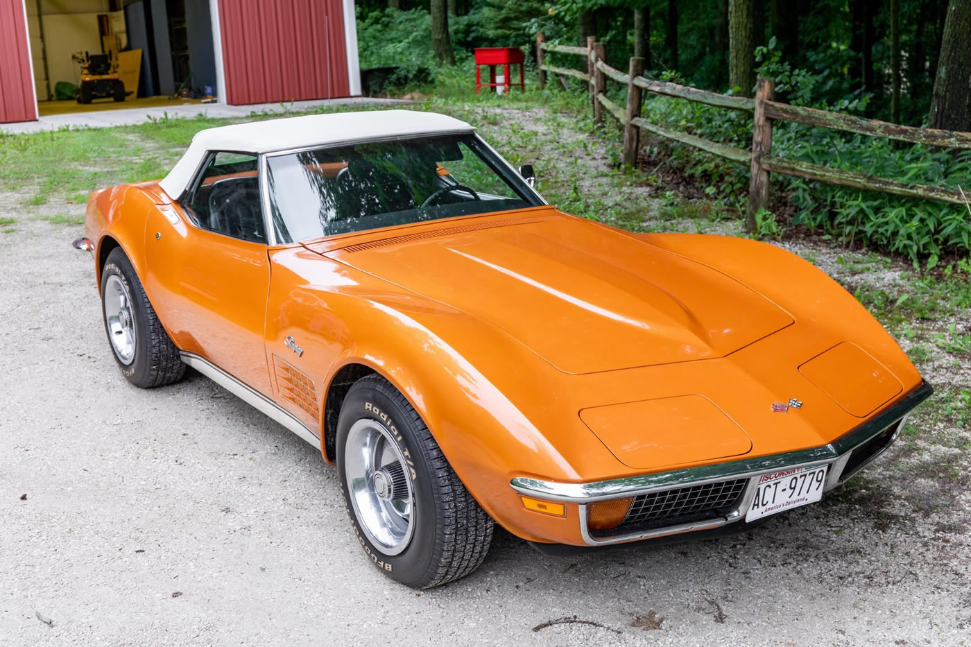 1972 Corvette Convertible in Ontario Orange