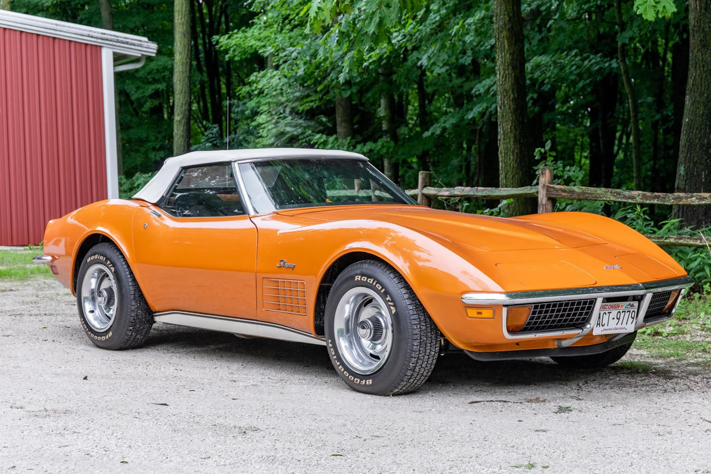 1972 Corvette Convertible in Ontario Orange