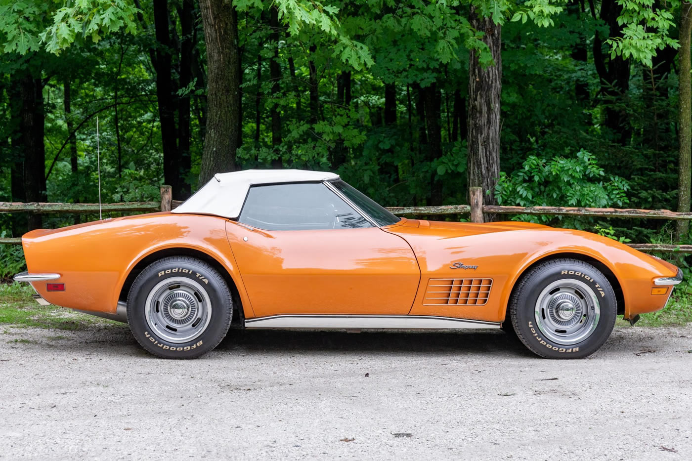 1972 Corvette Convertible in Ontario Orange