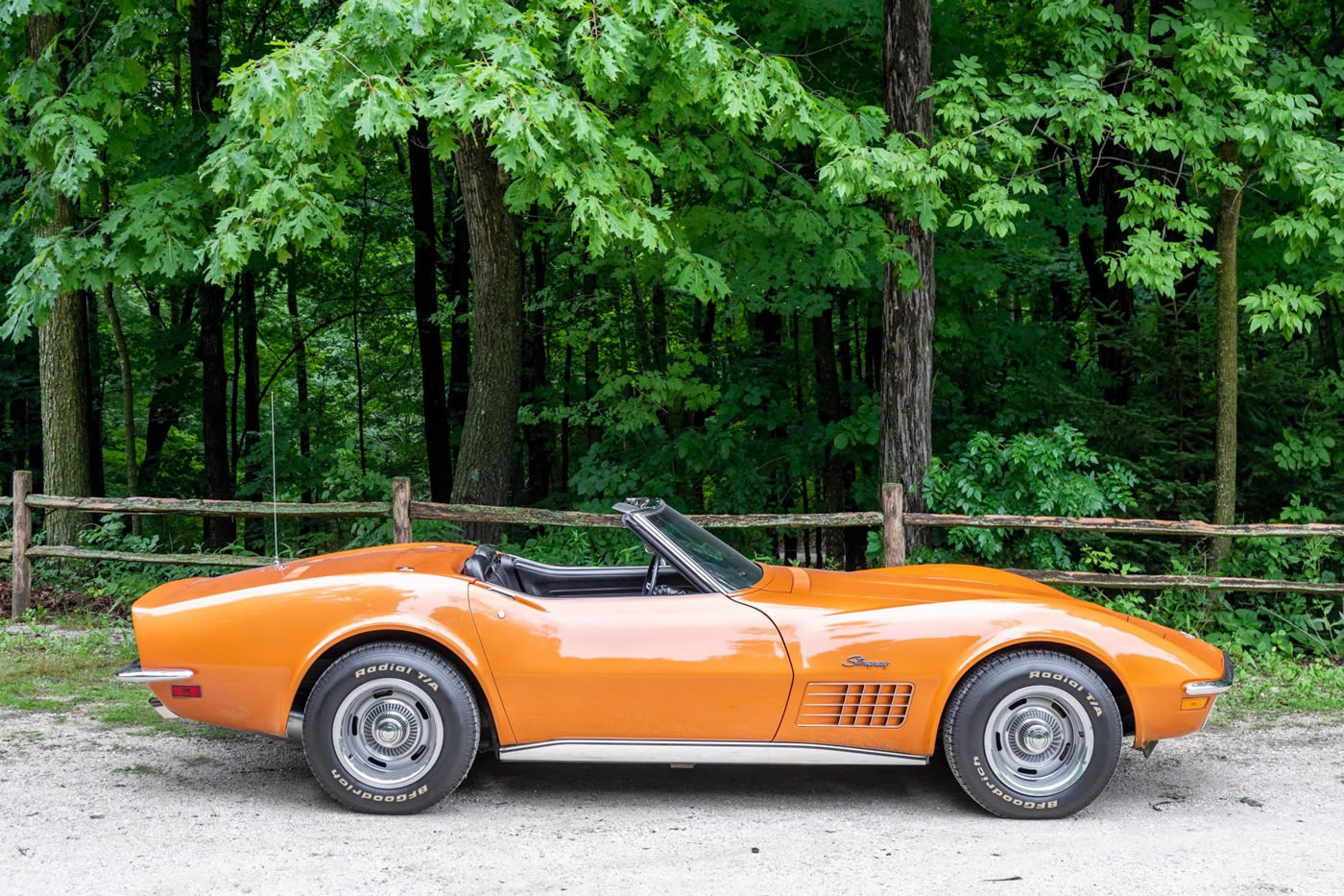 1972 Corvette Convertible in Ontario Orange