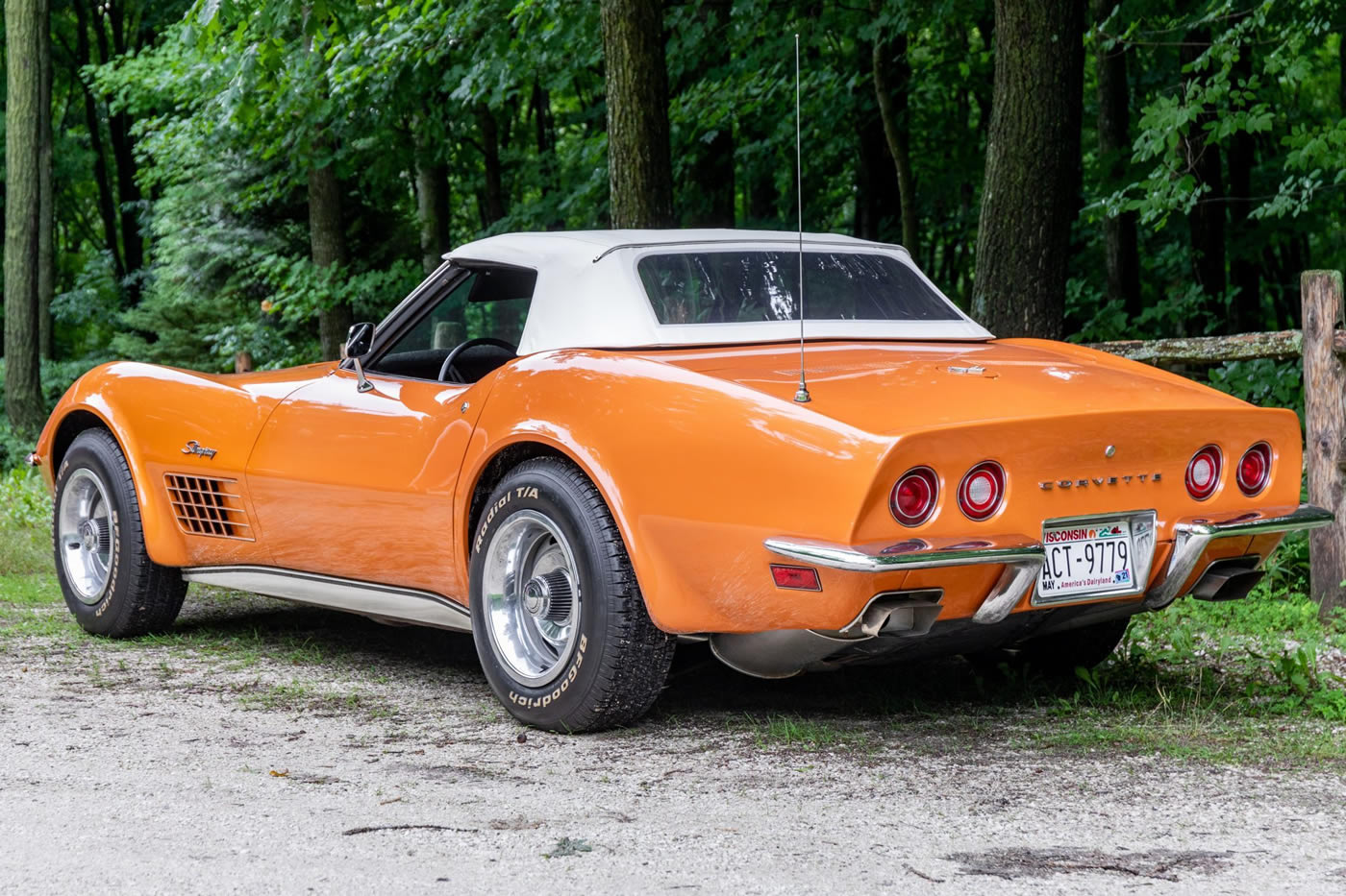 1972 Corvette Convertible in Ontario Orange