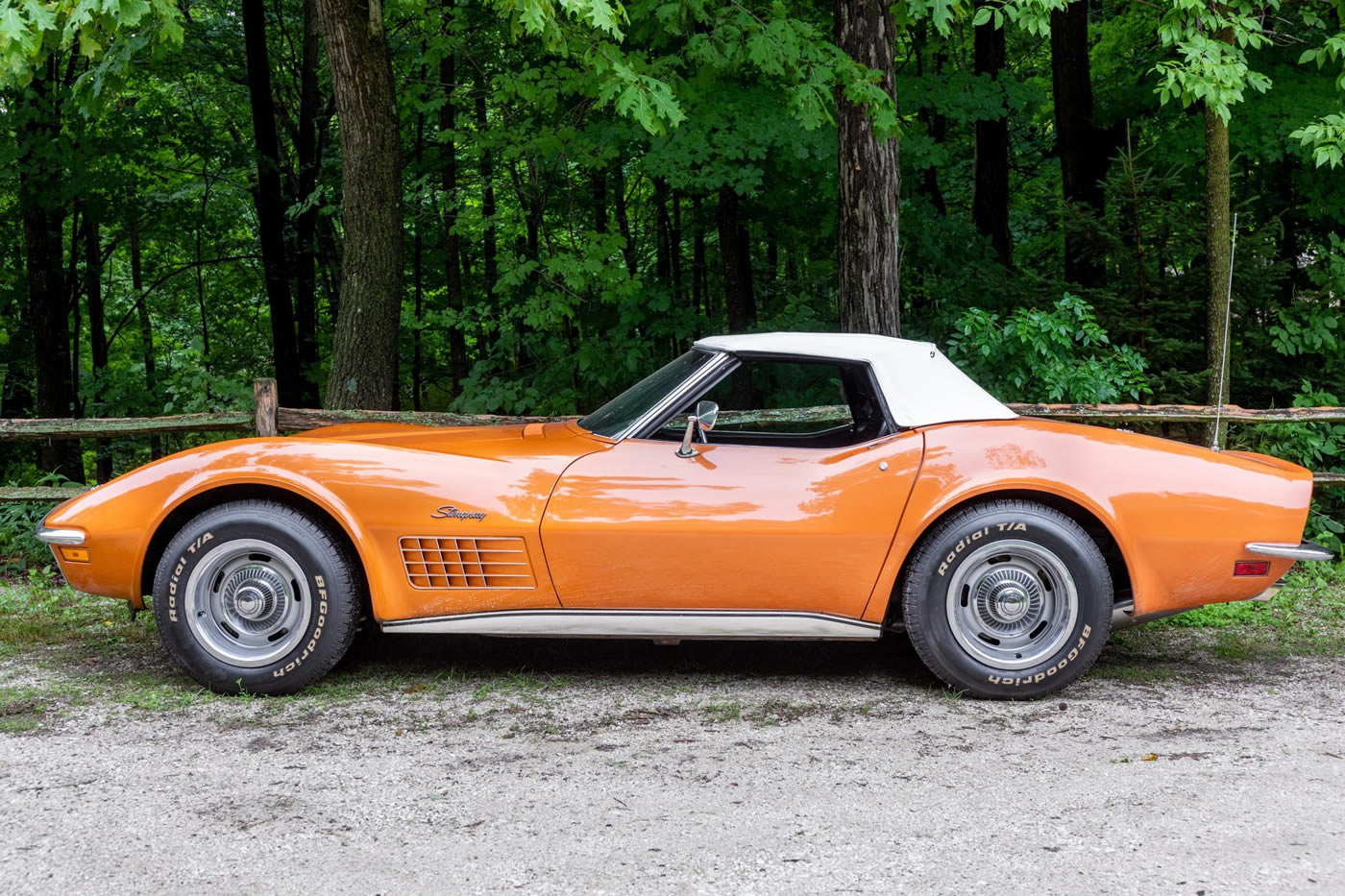 1972 Corvette Convertible in Ontario Orange