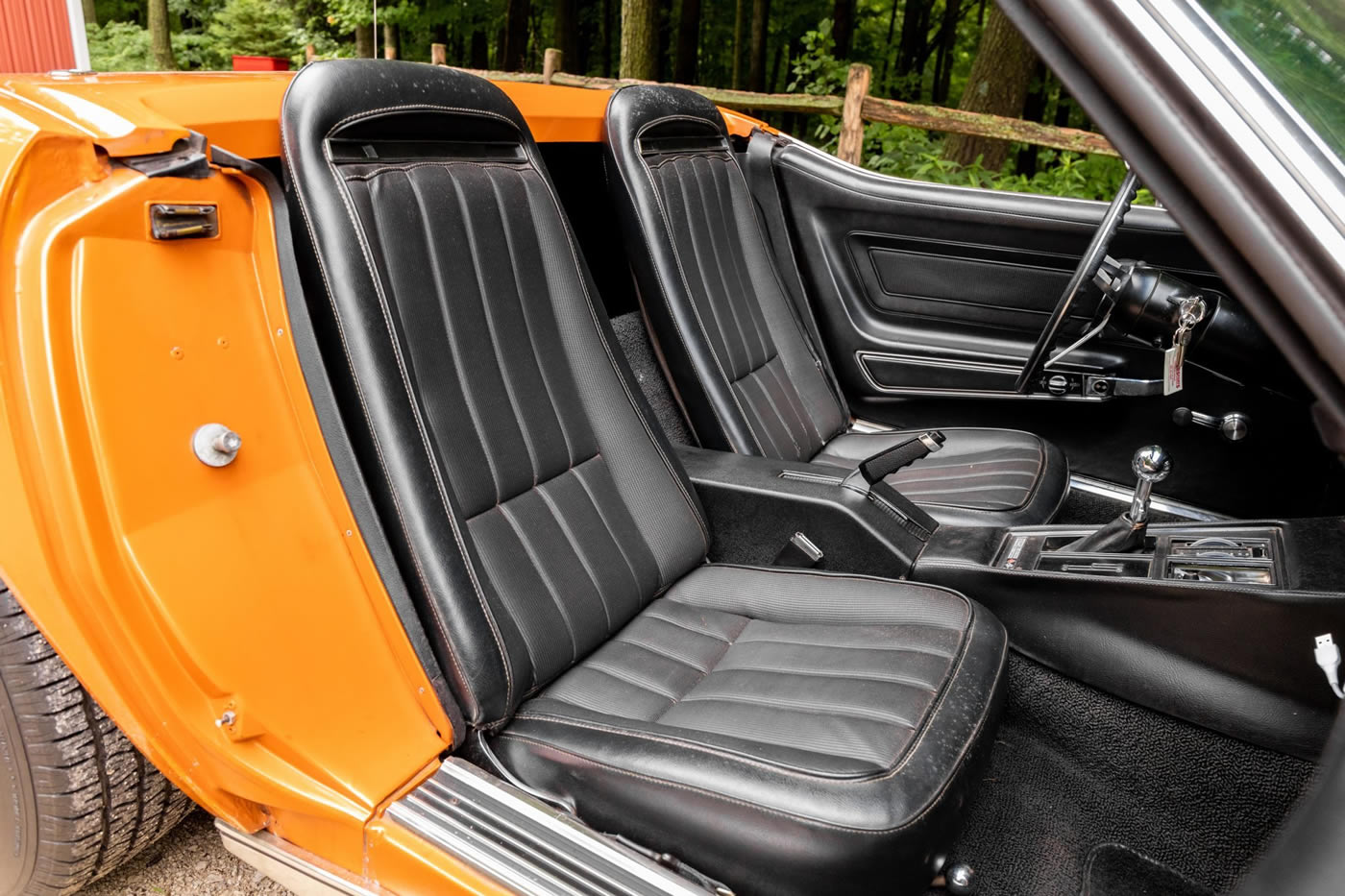 1972 Corvette Convertible in Ontario Orange