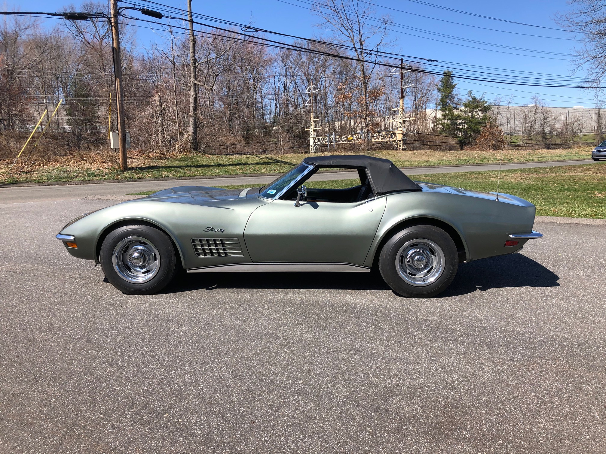 1972 Corvette Convertible in Steel Cities Gray