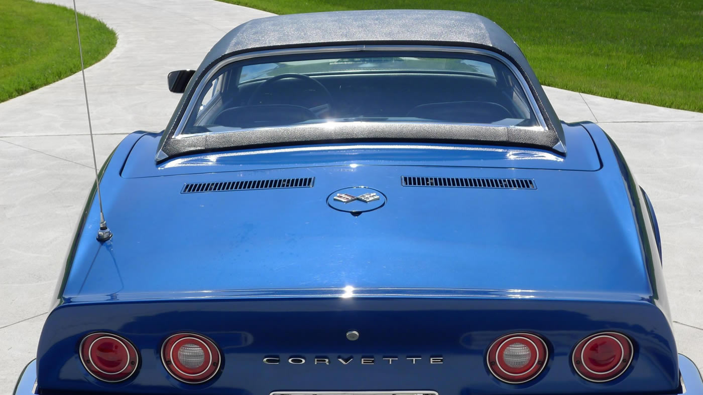 1972 Corvette Convertible in Targa Blue