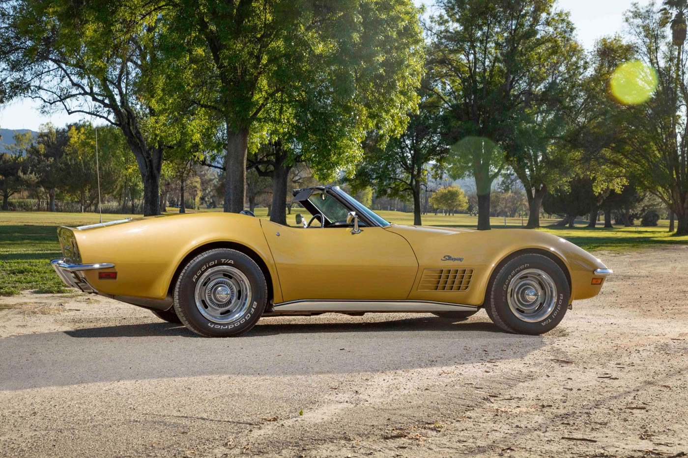 1972 Corvette Convertible in War Bonnet Yellow