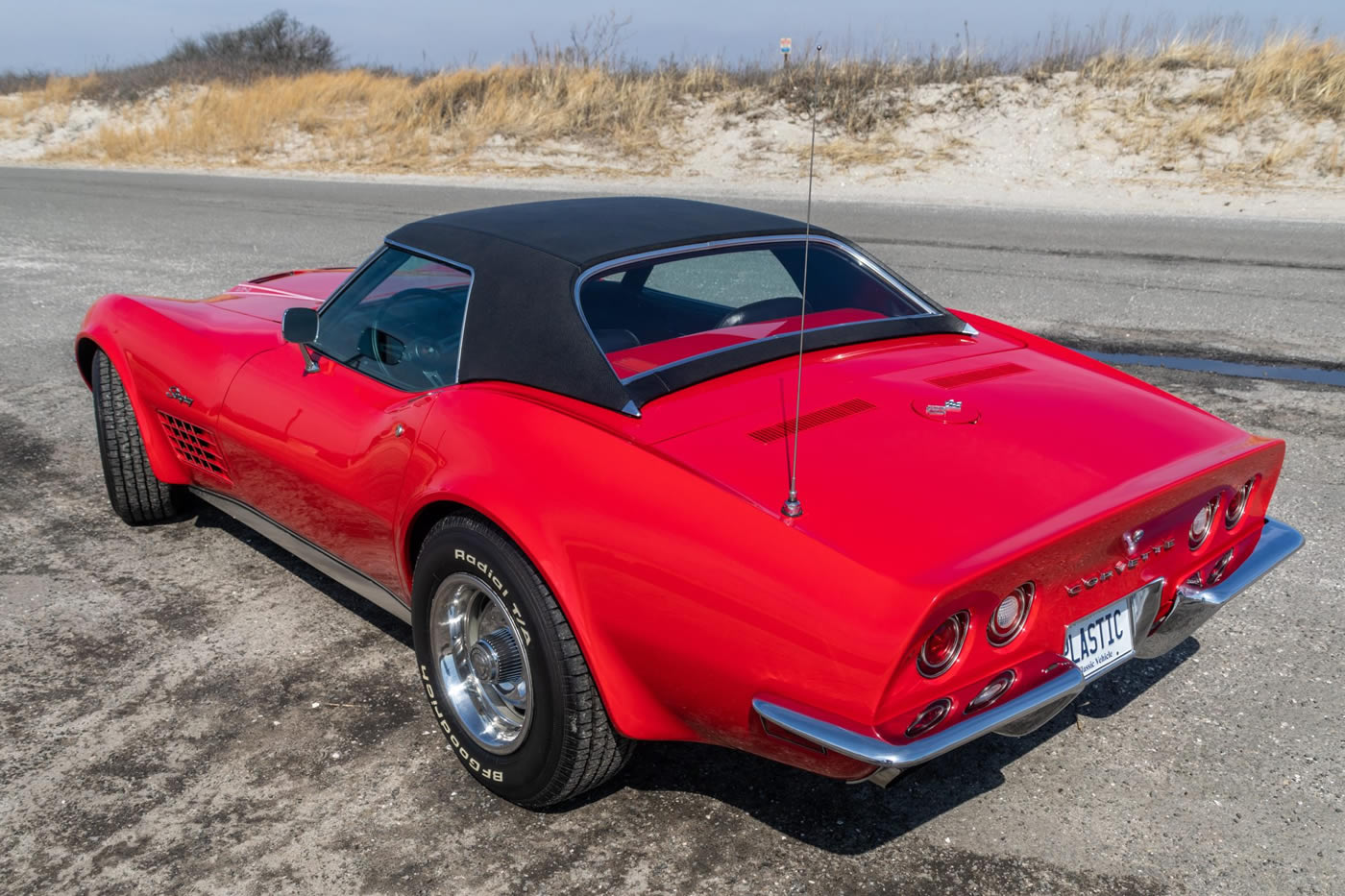 1972 Corvette Convertible LT-1 4-Speed in Mille Miglia Red