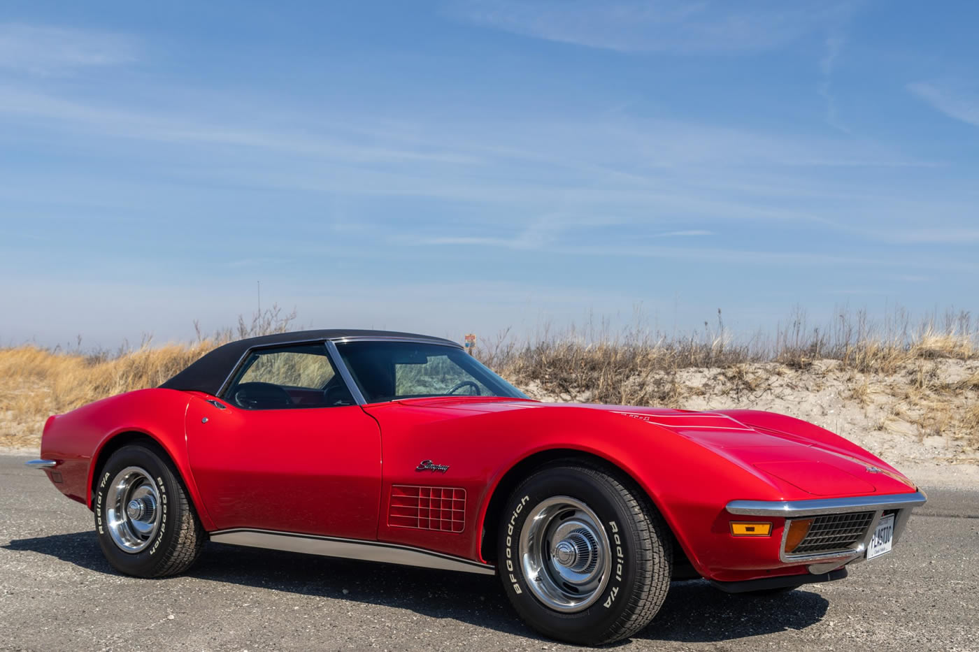 1972 Corvette Convertible LT-1 4-Speed in Mille Miglia Red