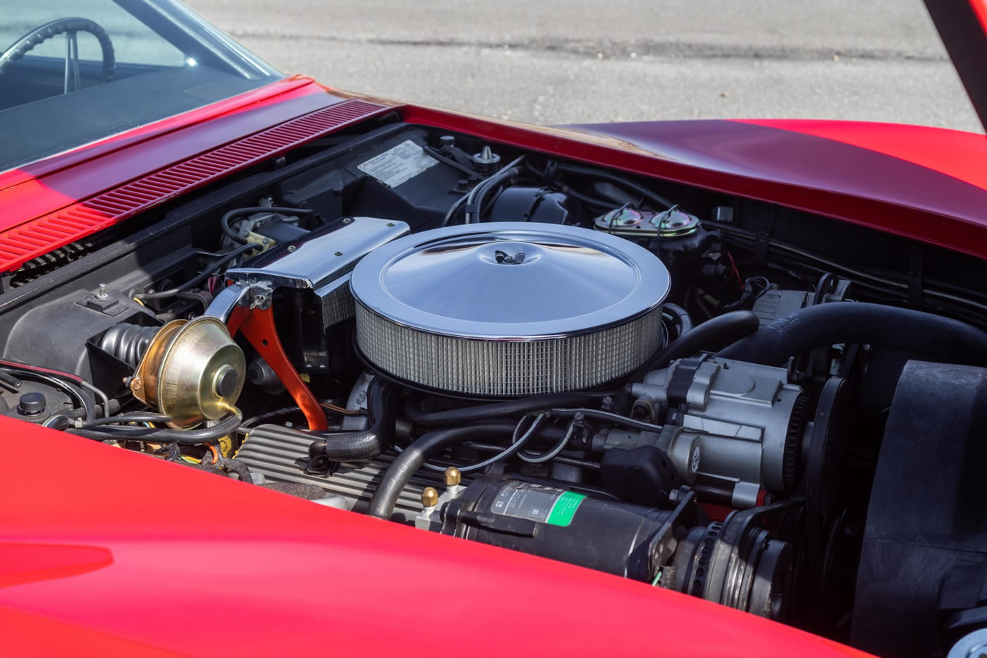 1972 Corvette Convertible LT-1 4-Speed in Mille Miglia Red