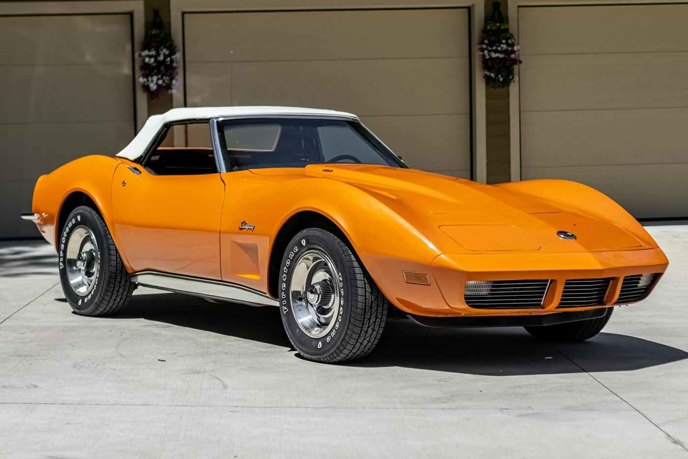 1973 Corvette Convertible 454 4-Speed in Orange